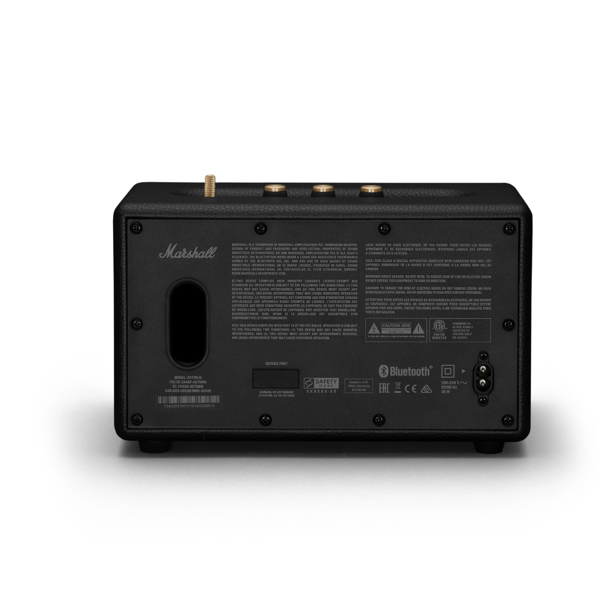 Marshall Acton 3  Bluetooth Speaker - Black