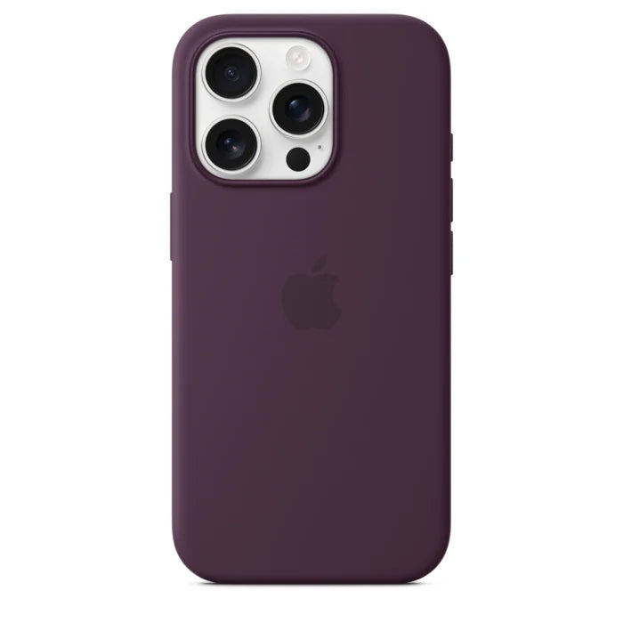Apple iPhone 16 Pro Silicone MagSafe Case - Plum