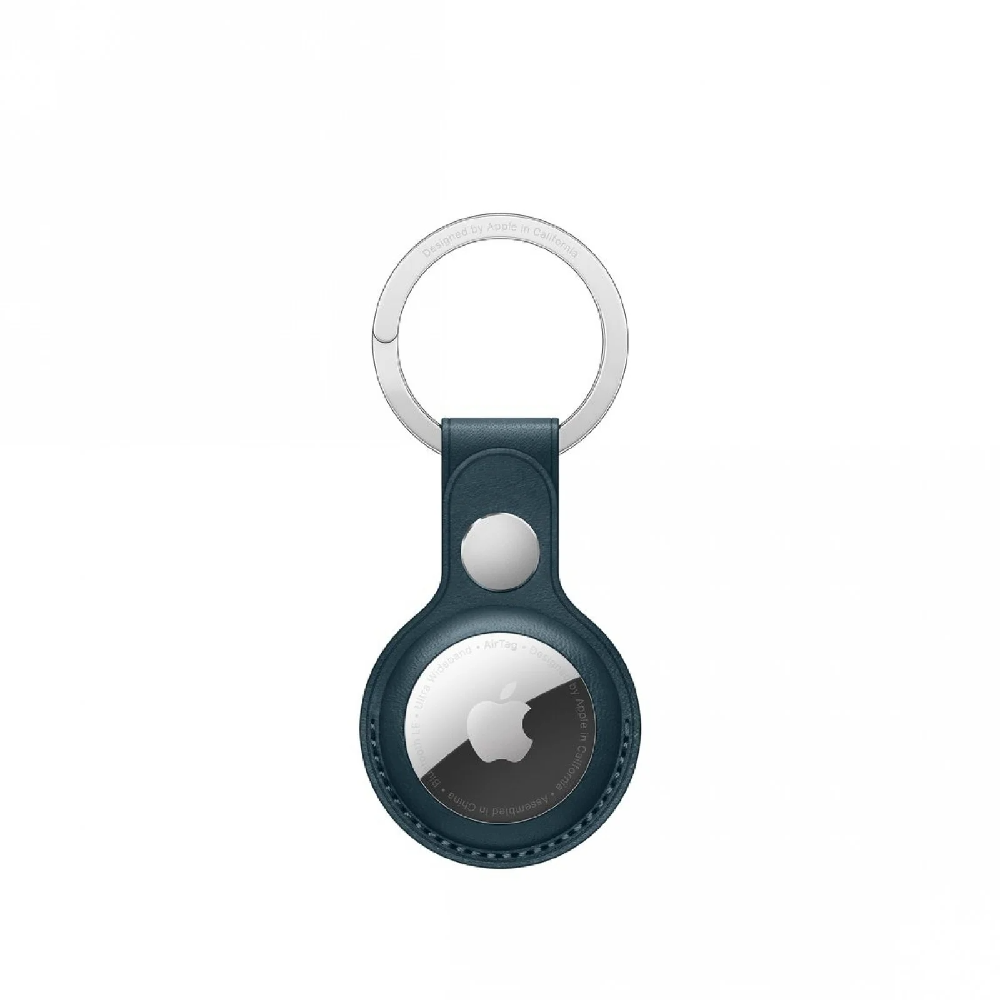 AirTag Leather Key Ring - Baltic Blue - iStore Zambia
