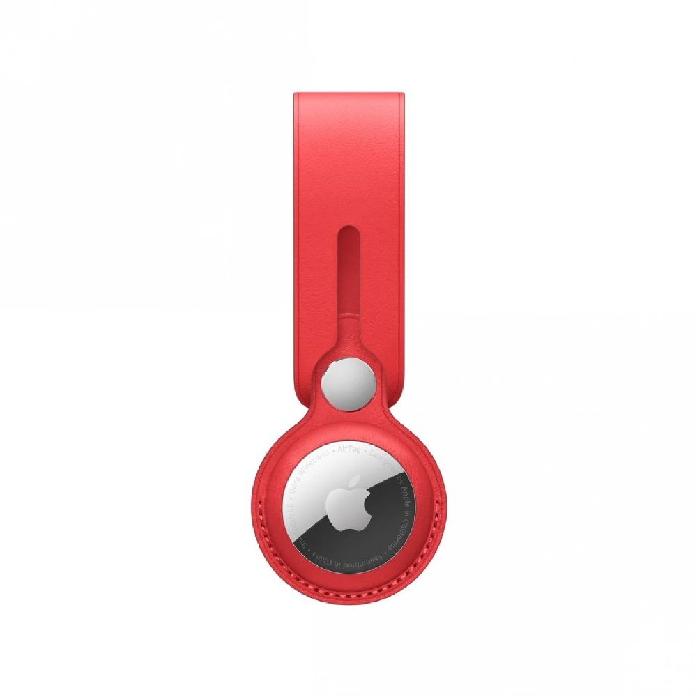AirTag Leather Loop - (PRODUCT)RED - iStore Zambia