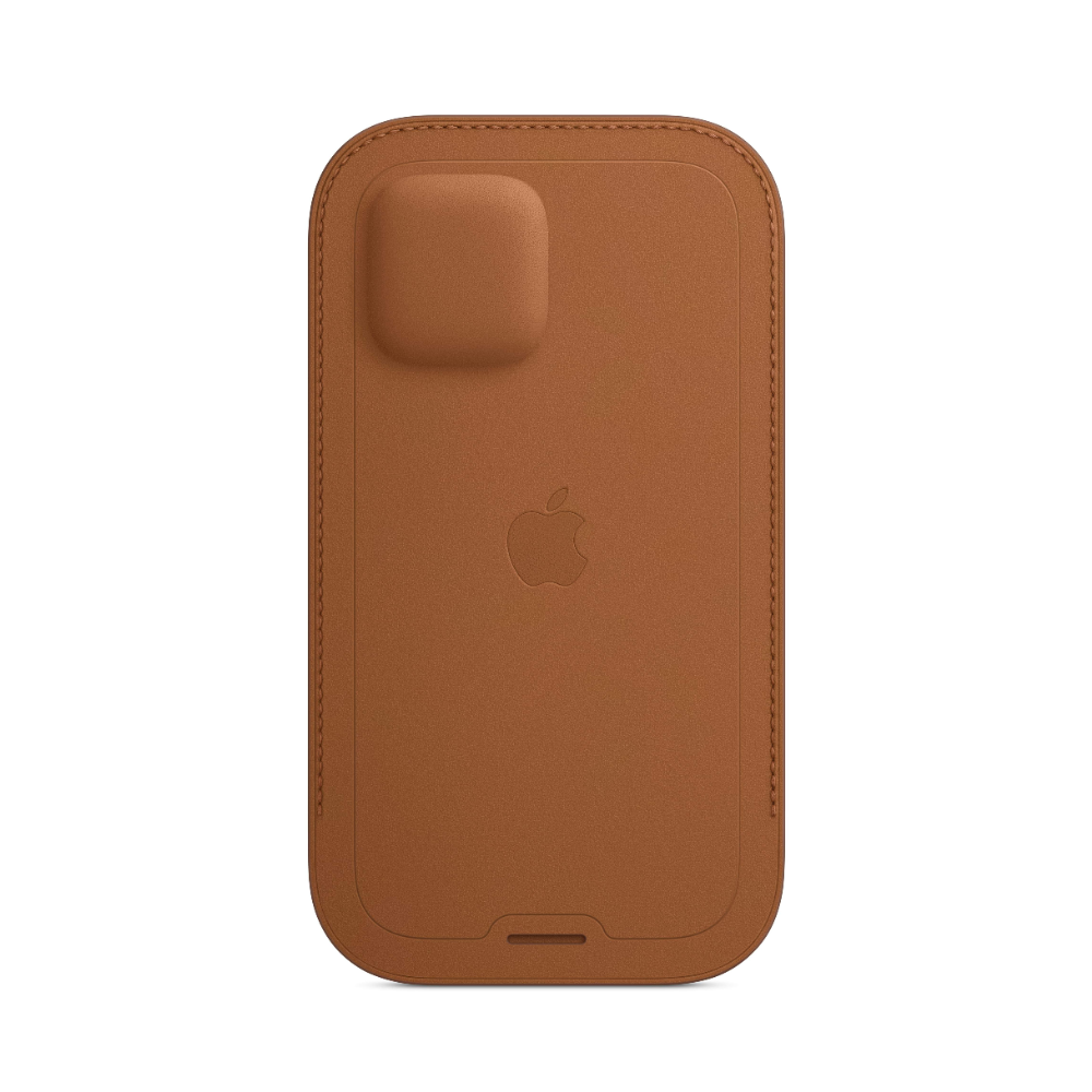 iPhone 12 | 12 Pro Leather Sleeve With Magsafe - Saddle Brown - iStore Zambia